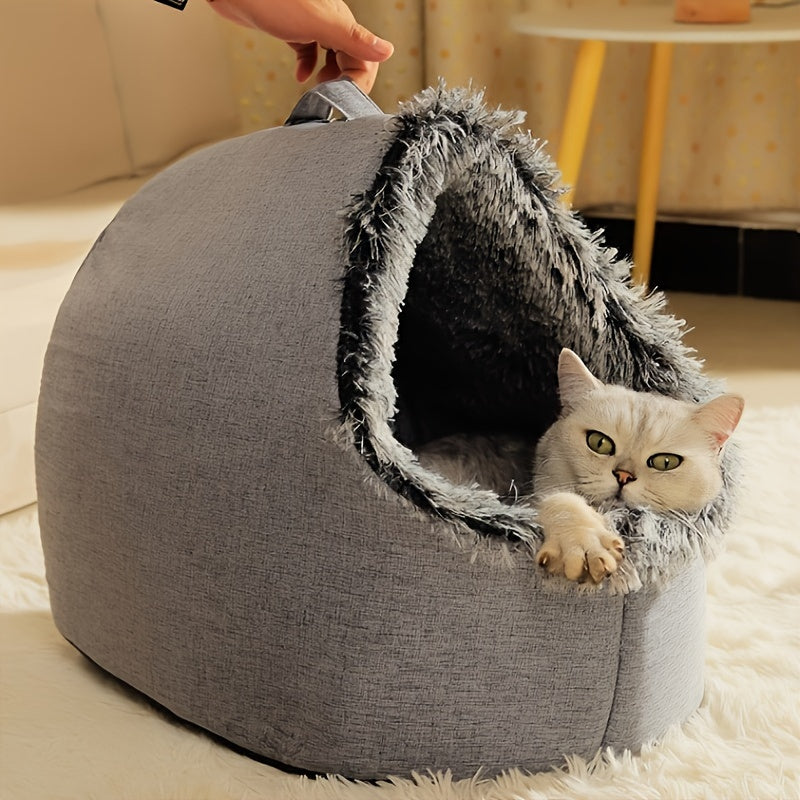 Cozy Portable Pet Haven – Warm & Snug Pet Cave