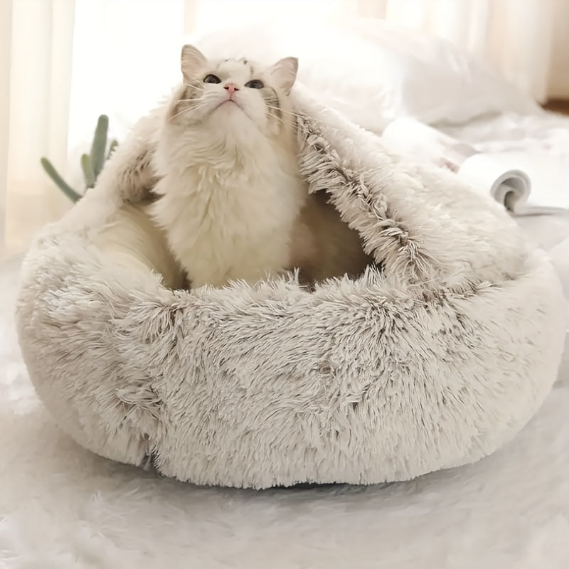 Soft Fleece Cat Bed – Perfect for Cats of All Sizes!