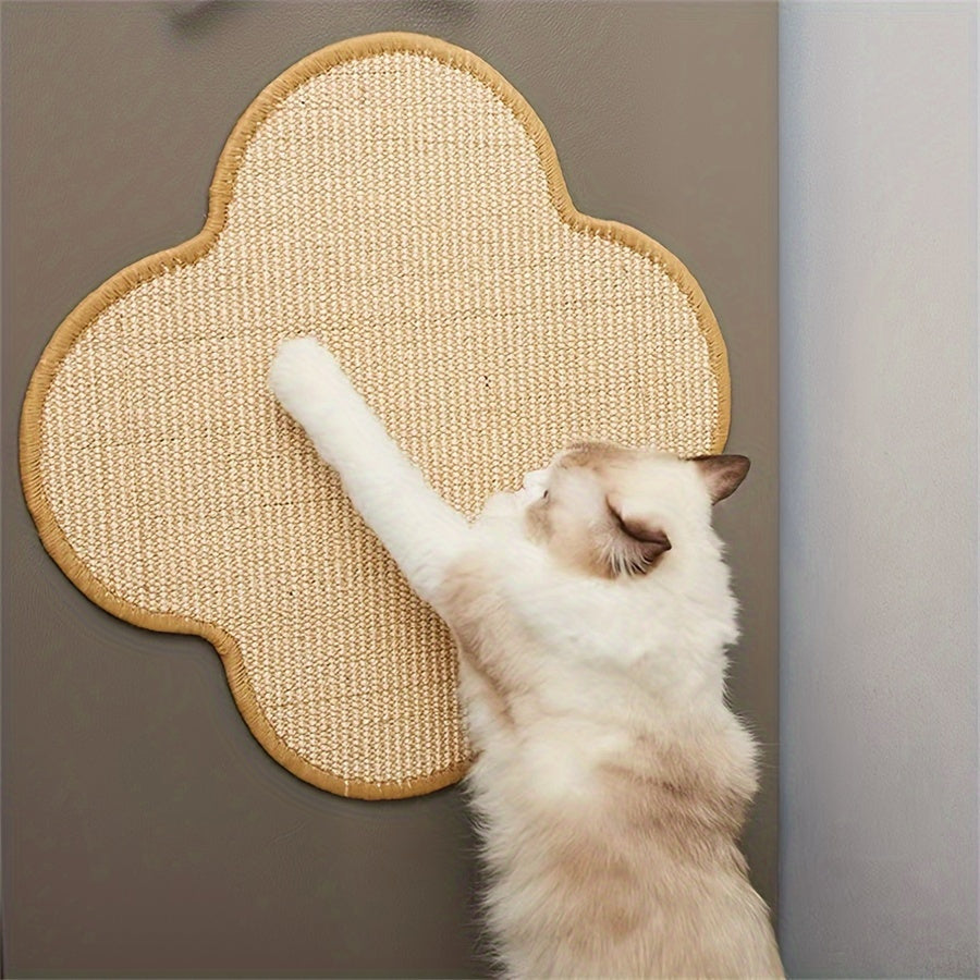 Cactus-Shaped Cat Scratcher – Sisal Mat, Wall-Mounted, Durable Design