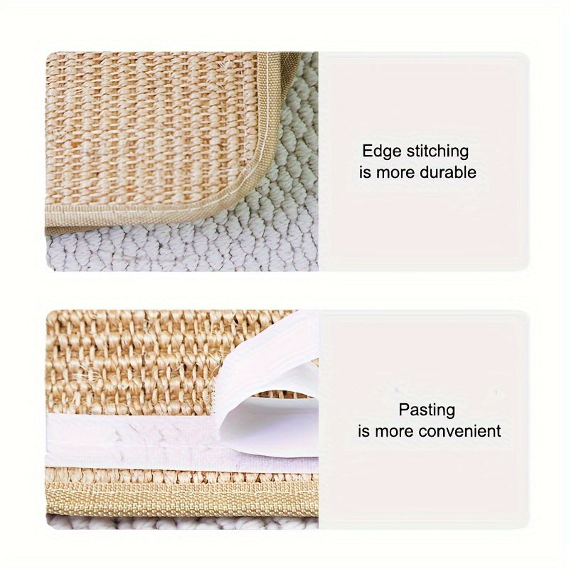 Deluxe Sisal Cat Scratching Mat with Ball Toy – Durable & Space-Saving