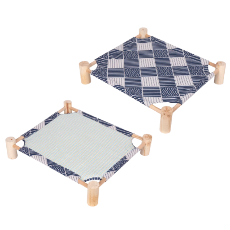 Durable Canvas Elevated Cat Bed