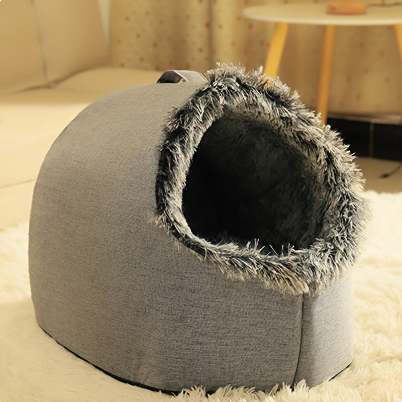 Cozy Portable Pet Haven – Warm & Snug Pet Cave