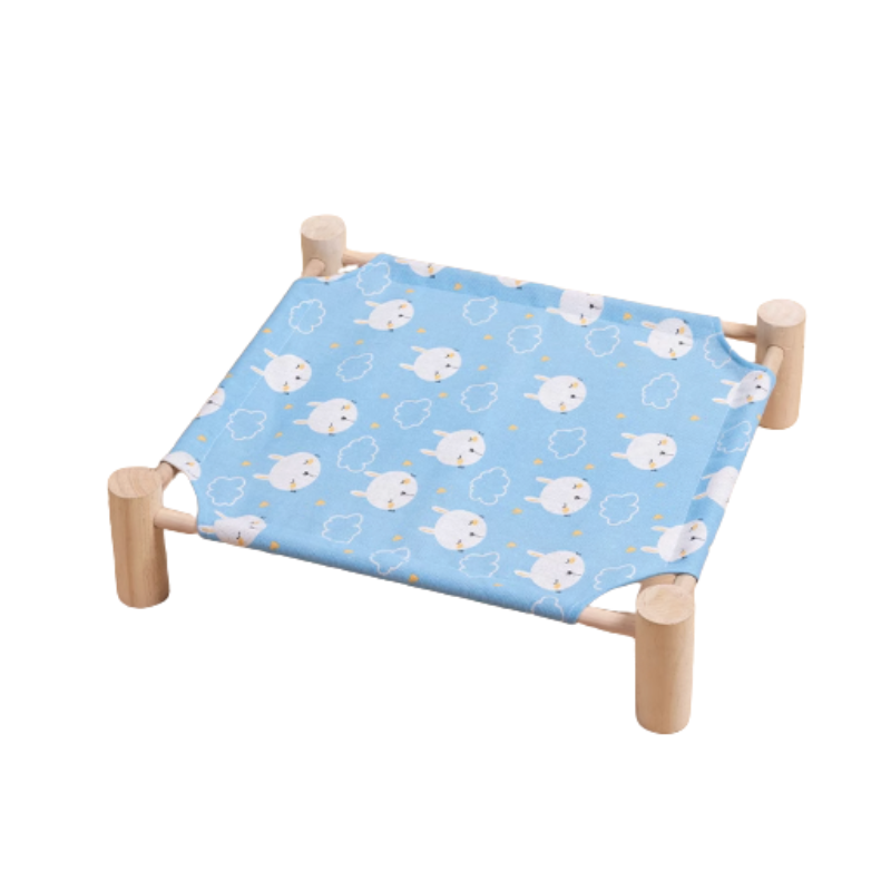 Durable Canvas Elevated Cat Bed