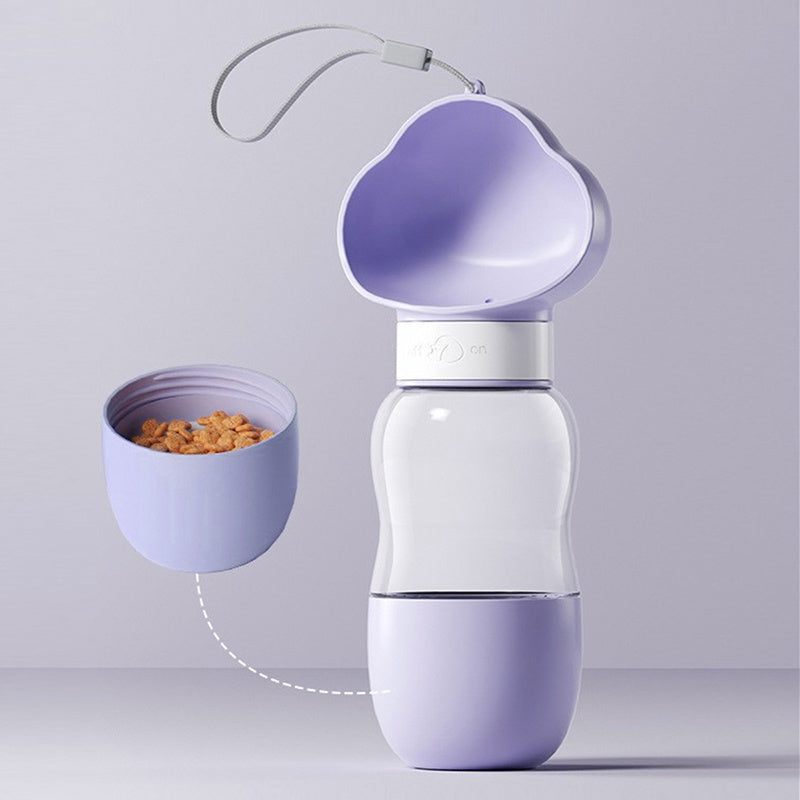 2-in-1 Portable Pet Feeder Cup: Water & Food on the Go!