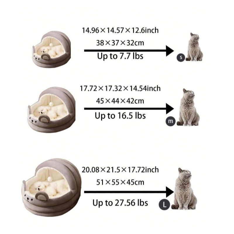 Cozy Cat Nest Mat – Plush, Detachable, and Washable Design