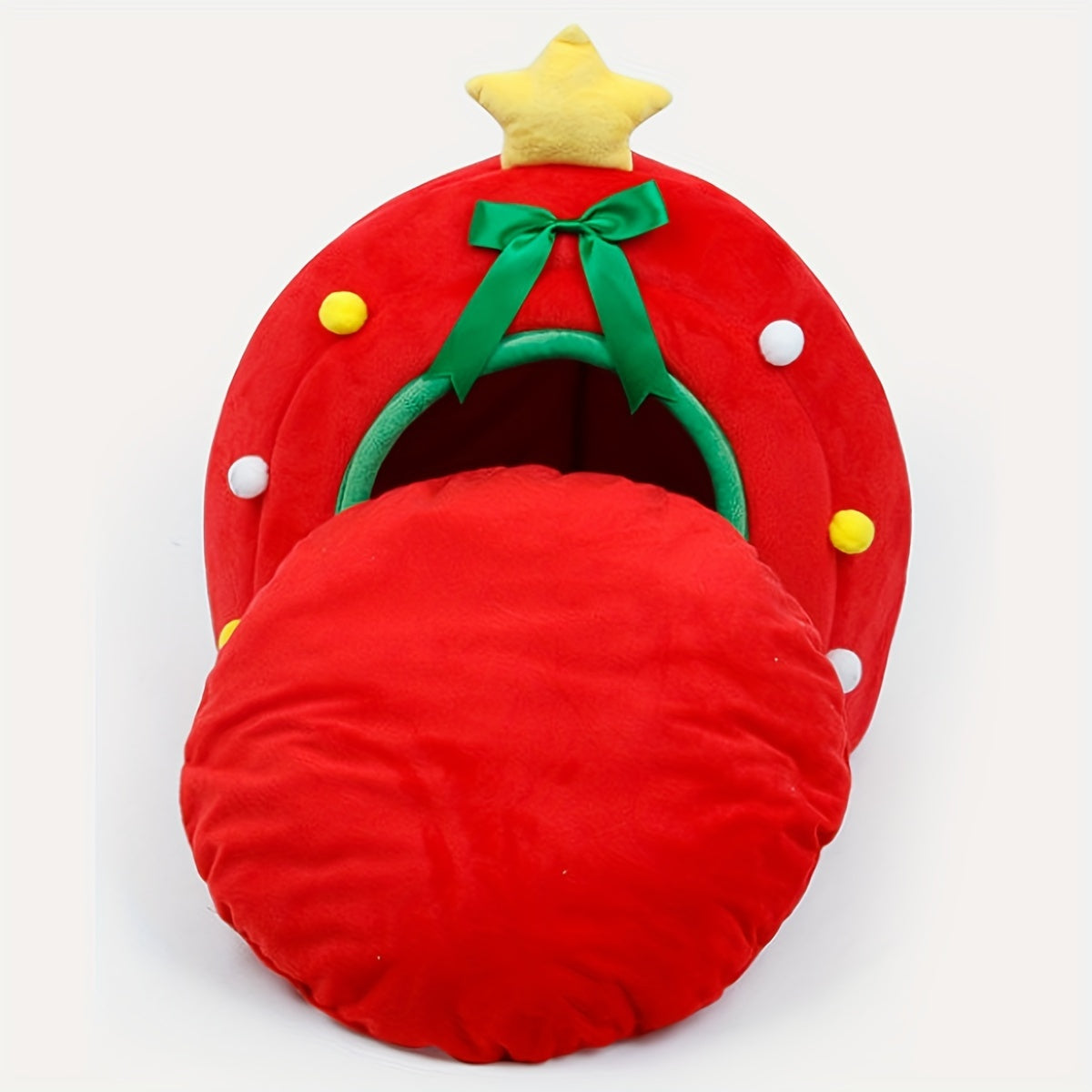 Christmas Tree Pet Bed – Warm & Cozy Winter Nest