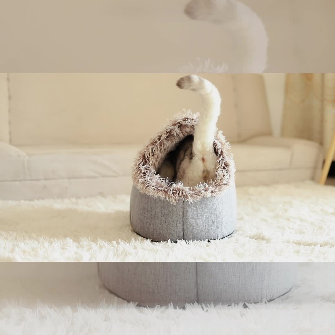 Cozy Portable Pet Haven – Warm & Snug Pet Cave