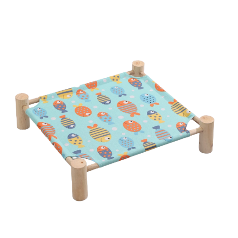Durable Canvas Elevated Cat Bed