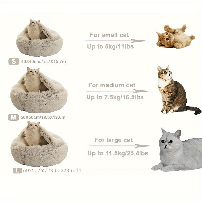 Soft Fleece Cat Bed – Perfect for Cats of All Sizes!