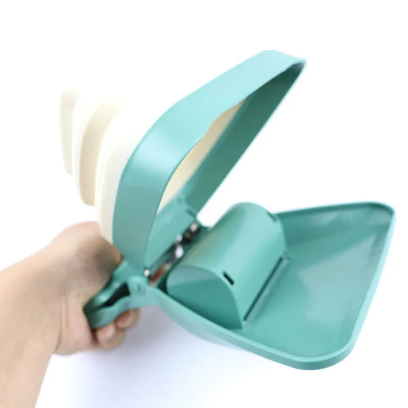 Travel Dog Poop Bag Dispenser & Foldable Pooper Scooper – Efficient Animal Waste Picker