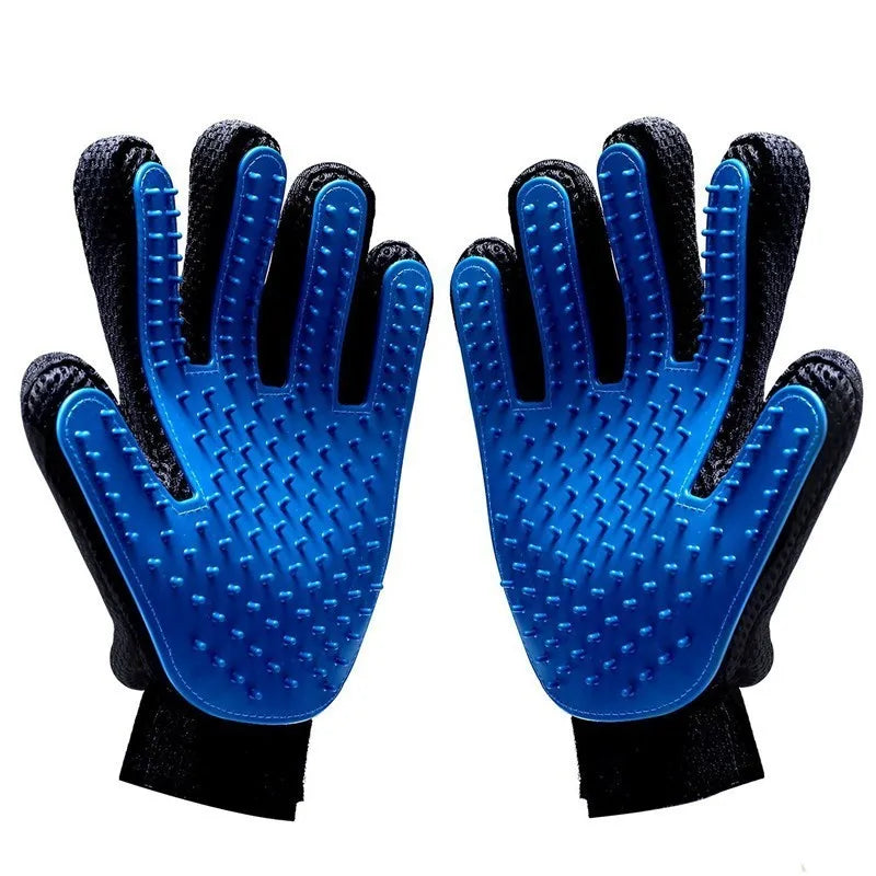 Pet Grooming Glove – Deshedding Brush for Cats & Dogs