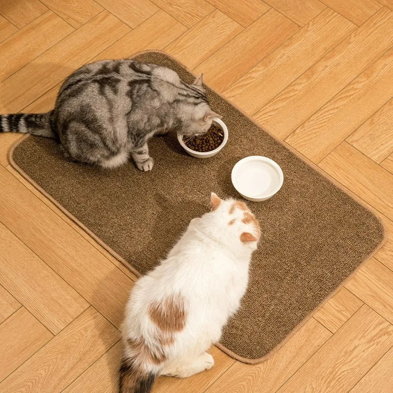 Wear-Resistant Sisal Cat Scratch Mat!