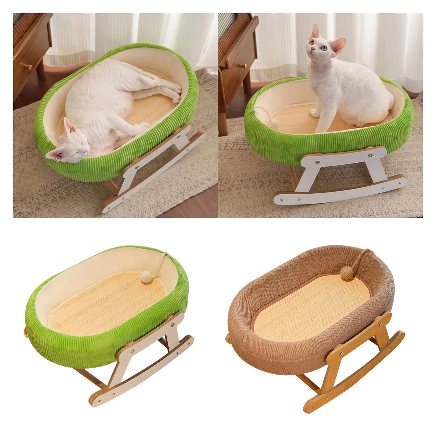BPT - Cat Hammock Bed – Breathable Kitty Cot for Indoor Cats