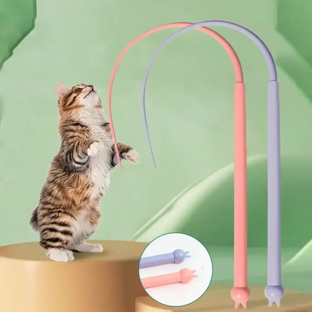 Simulated Mouse Tail Cat Teaser Toy – Interactive Fun for Kittens