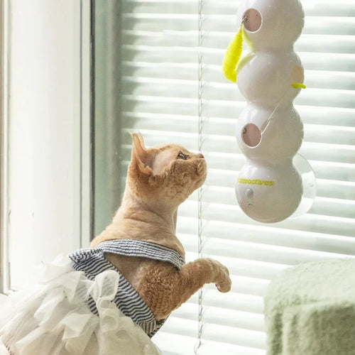 Smart Interactive Cat Wand Pro – Auto-Swing with Replaceable Prey Tail, Durable for Multi-Cat Homes