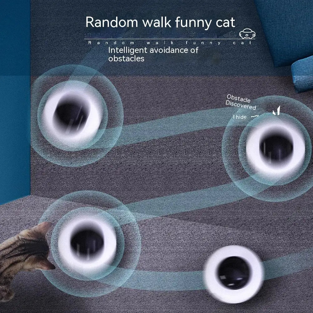 Smart UFO Cat Teaser – USB Rechargeable Interactive Toy