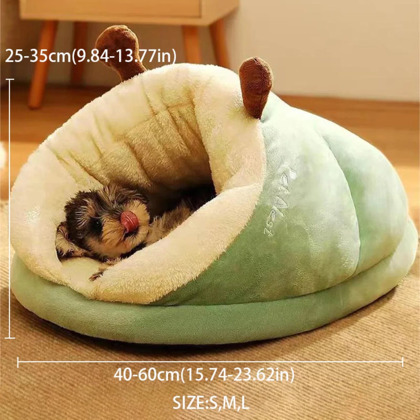 Cozy Pet Kennel Bed – Adorable House for Cats & Small Dogs