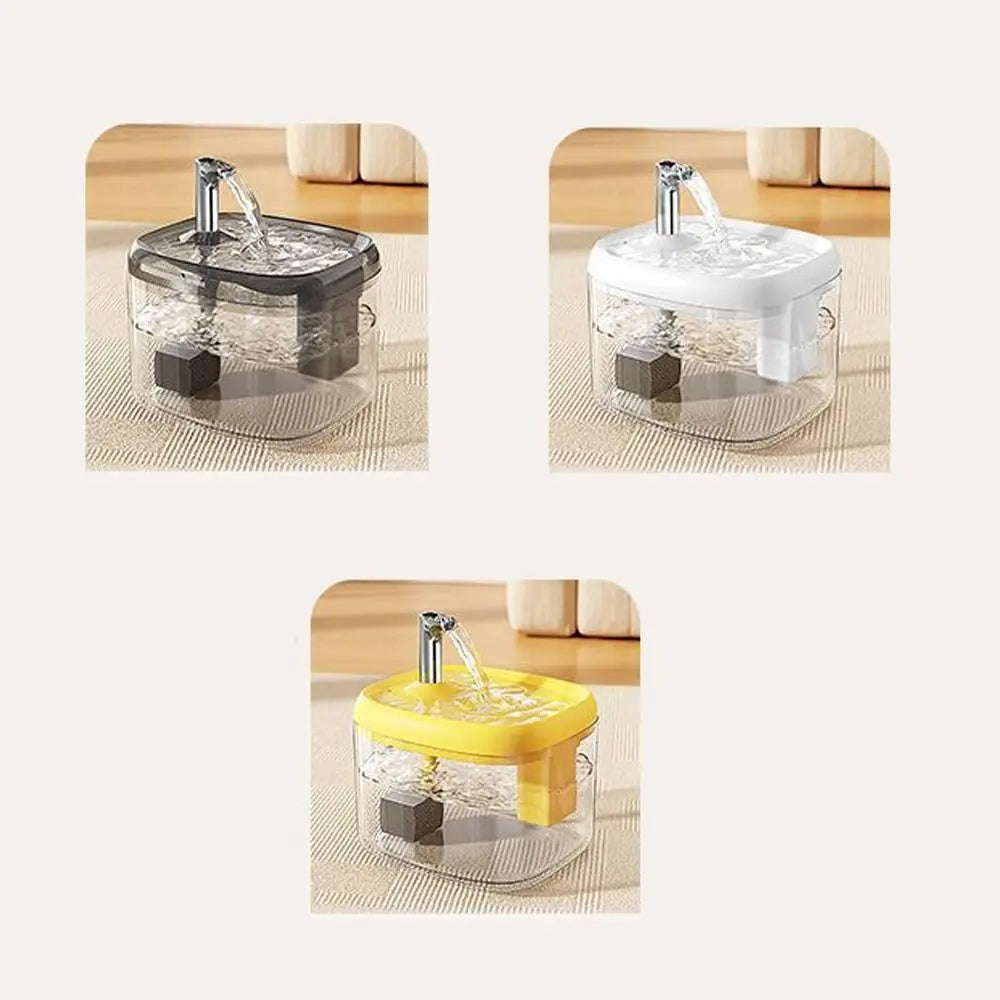 1.5L Cat Water Fountain – Large Capacity, Quiet & Safe Design
