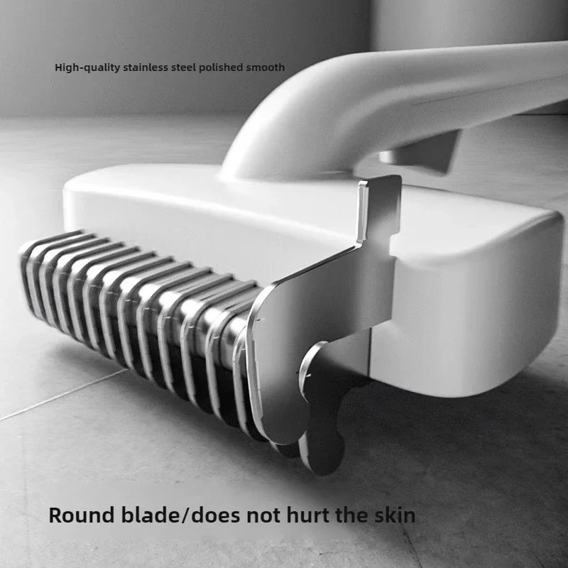 Double-Sided Pet Fur Knot Cutter & Shedding Comb