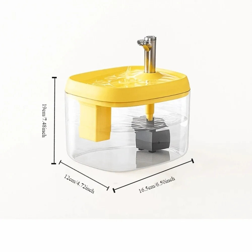 1.5L Cat Water Fountain – Large Capacity, Quiet & Safe Design