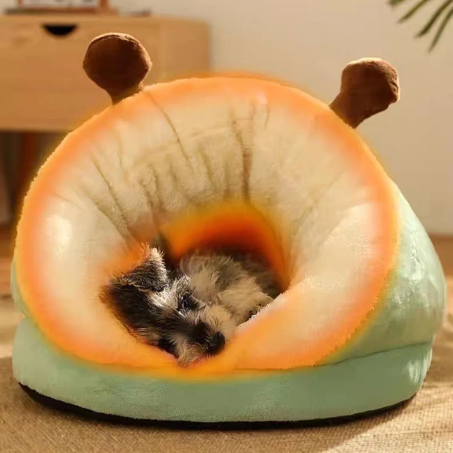Cozy Pet Kennel Bed – Adorable House for Cats & Small Dogs