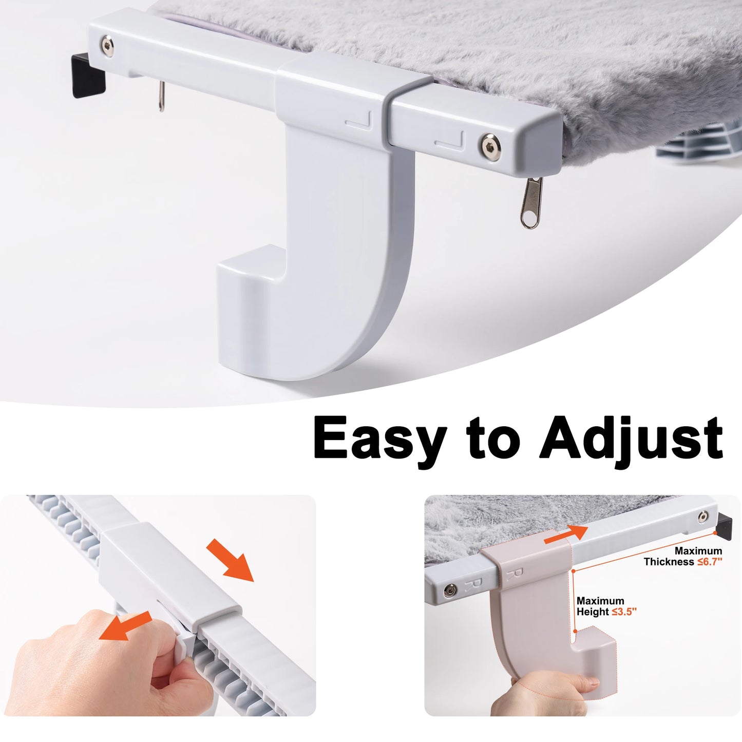 Adjustable Cat Window Hammock – Ultimate Cat Seat!