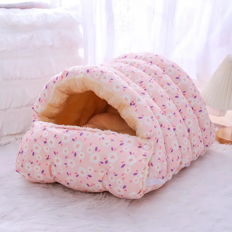 Warm Winter Cat Bed – Cozy Cushions for Kittens & Small Pets
