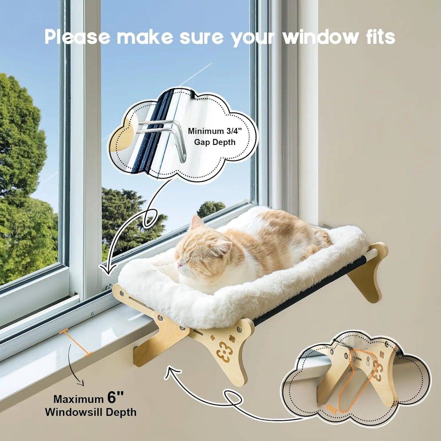 2-in-1 Cat Window Hammock – Cozy & Secure!