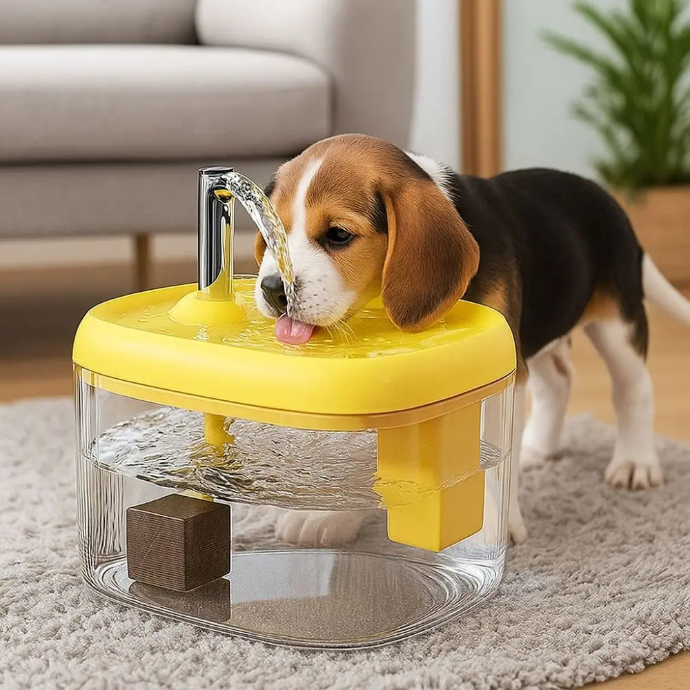 1.5L Cat Water Fountain – Large Capacity, Quiet & Safe Design