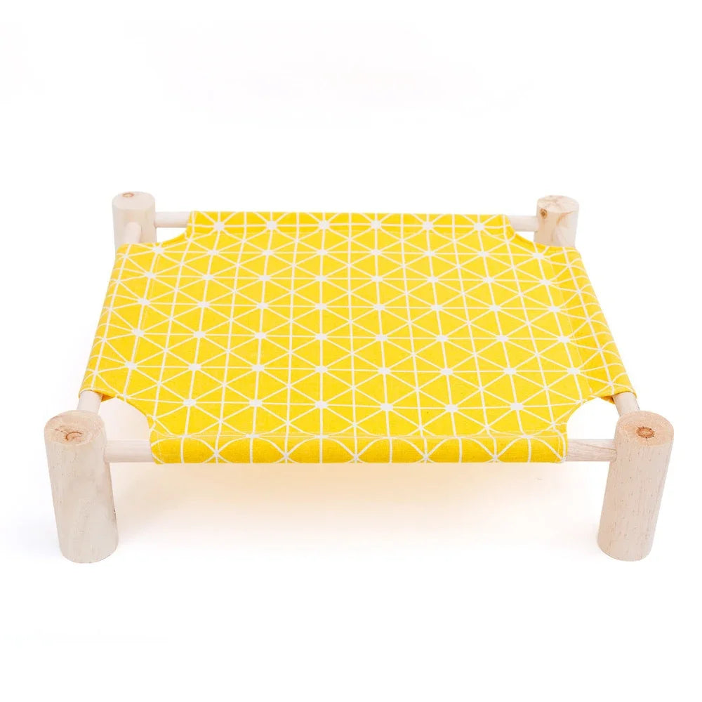 Durable Canvas Elevated Cat Bed