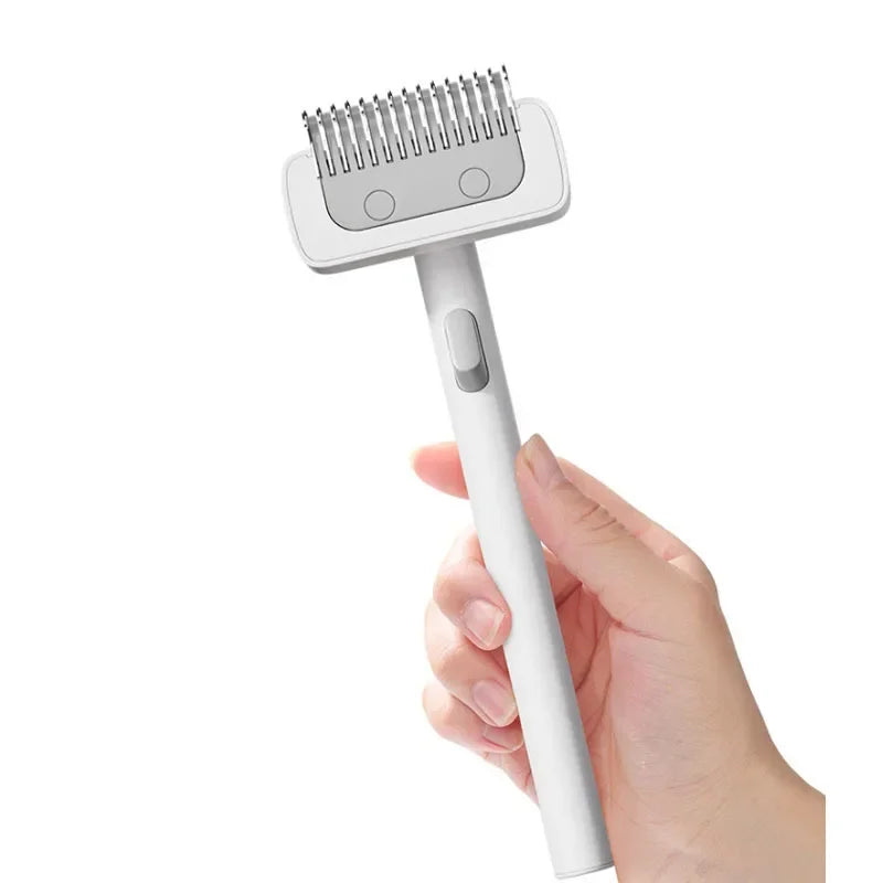 Double-Sided Pet Fur Knot Cutter & Shedding Comb