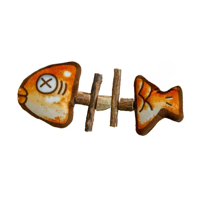Matatabi Fish Bone Cat Toy – Teeth Grinding Fun