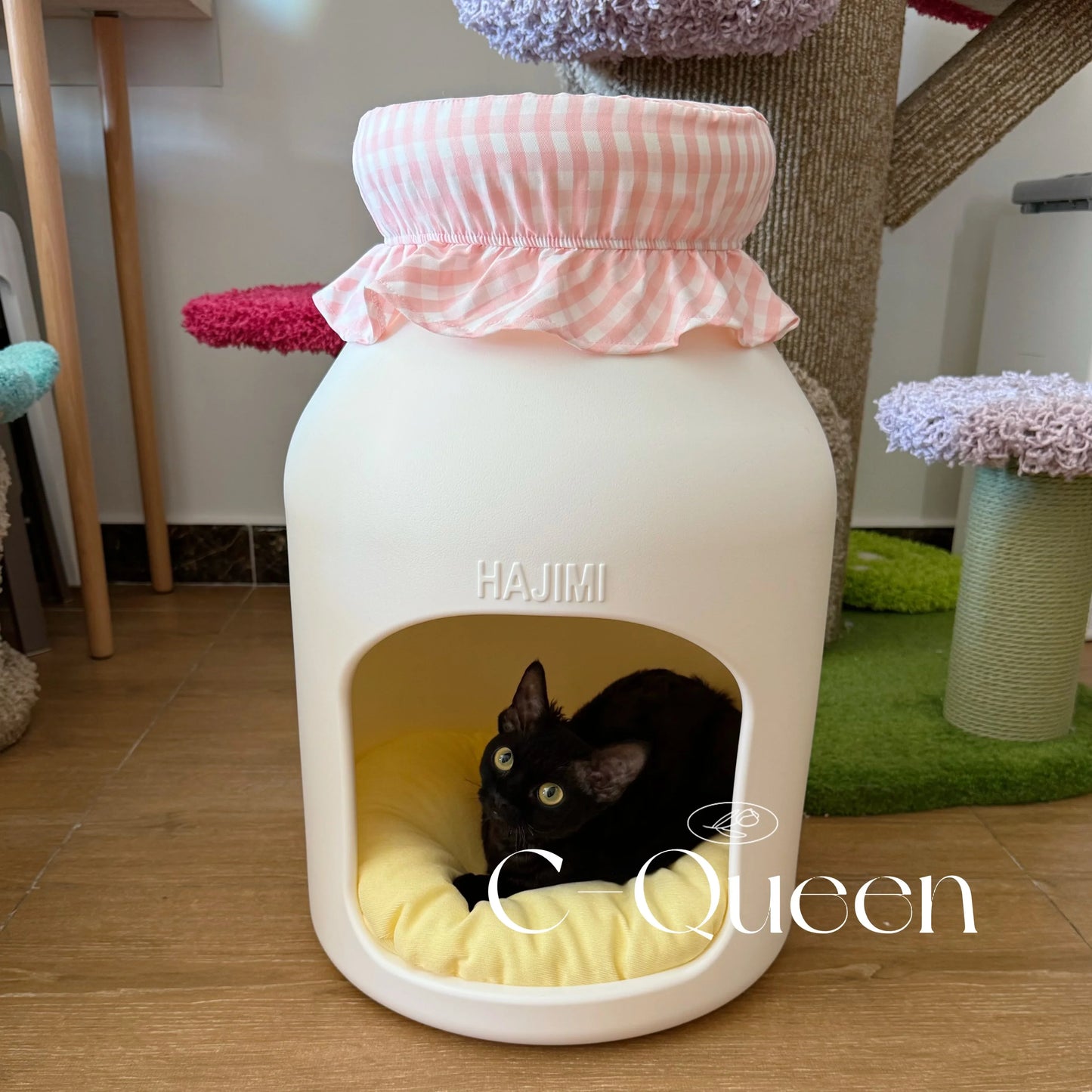 Baby Bottle Cat & Dog Nest – Multi-Functional Pet House & Stool