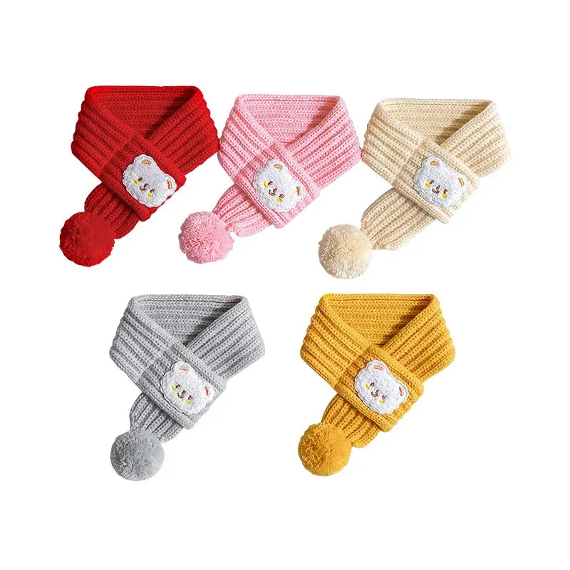 Winter Knitted Pet Scarf – Christmas & Birthday Accessory