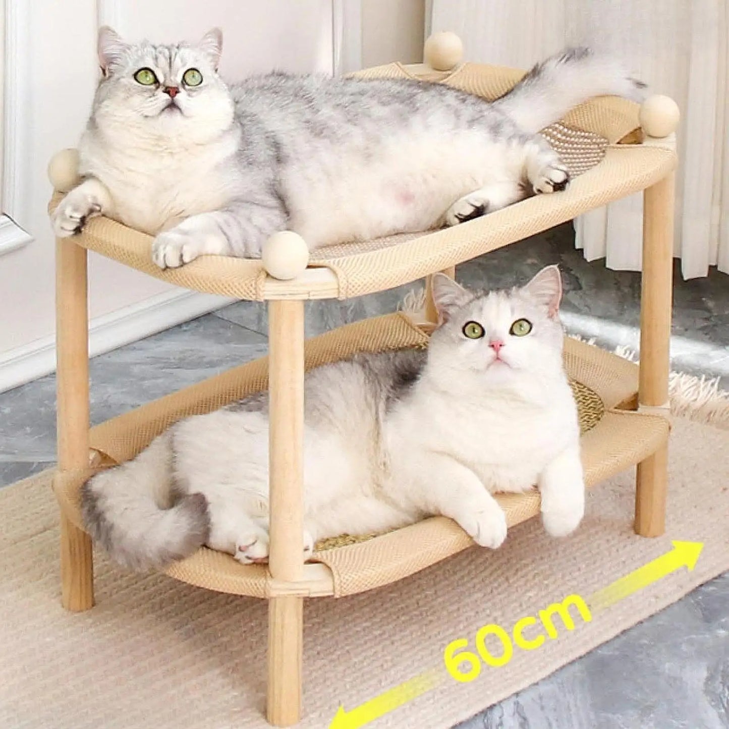 Double-Layer Cat Scratcher Mat – Sofa Bed & Interactive Play Toy