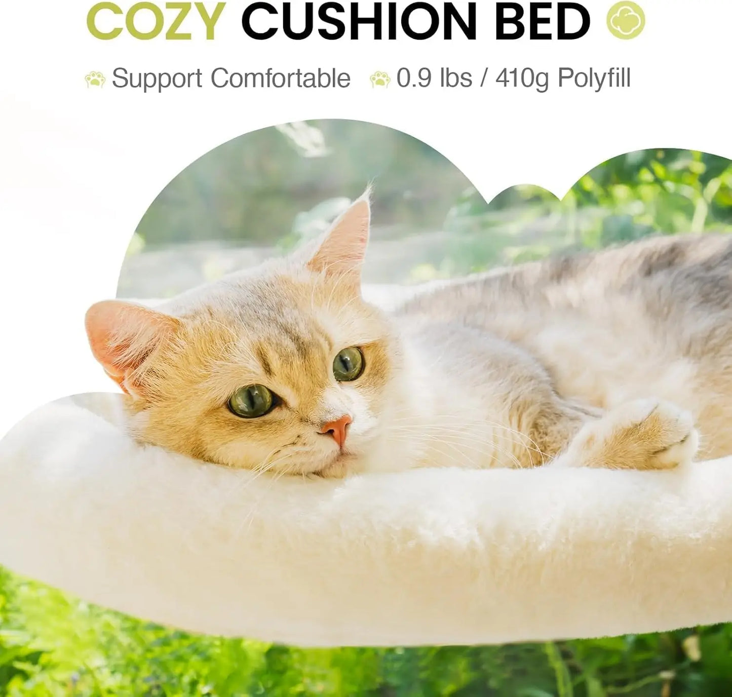 Foldable Cat Window Perch – Space-Saving Hammock with Suction Cups & Soft Cover