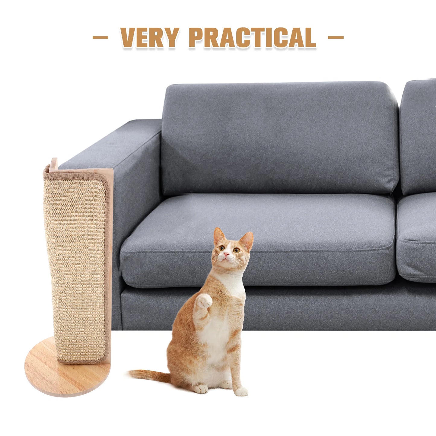 Cat Scratcher Board – Furniture Protection Mat & Wall Pad