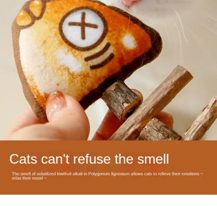 Matatabi Fish Bone Cat Toy – Teeth Grinding Fun