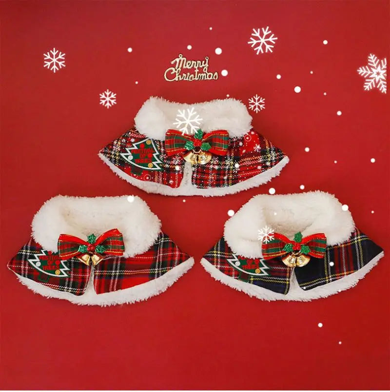 Festive Pet Christmas Cloak – Warm & Stylish Holiday Wear