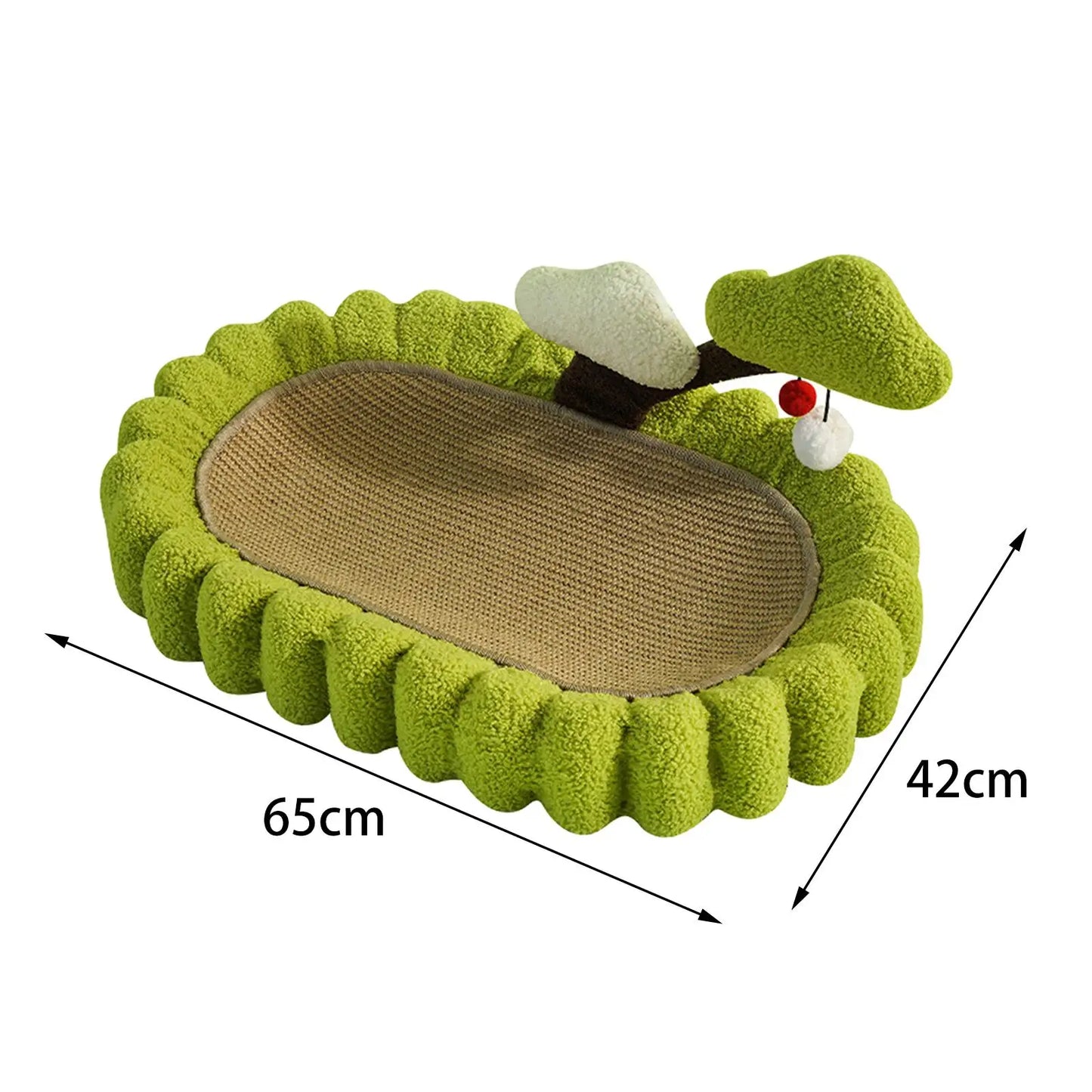 Cat Scratcher Bed – Furniture Protector & Scratch Training Pad
