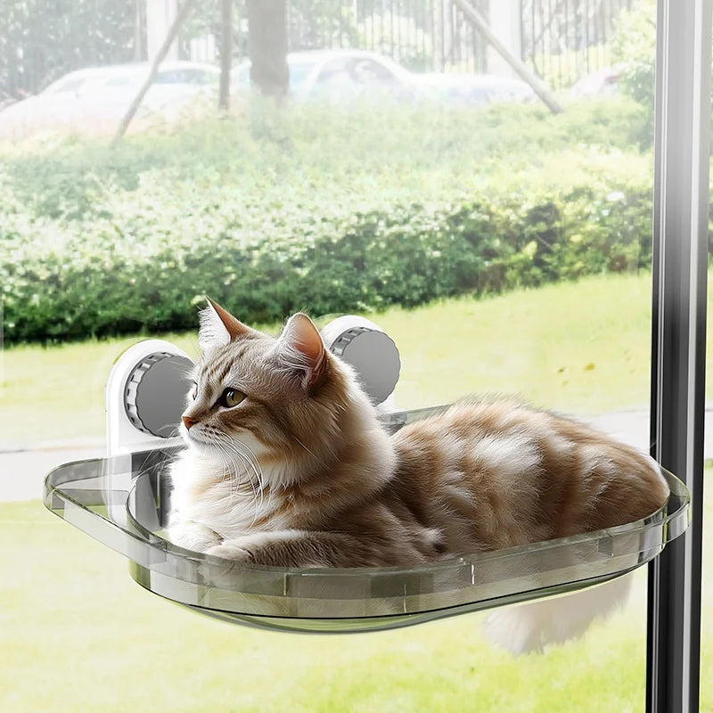 Large Cat Window Hammock – Strong Suction Cups, Breathable Bed & Scratcher