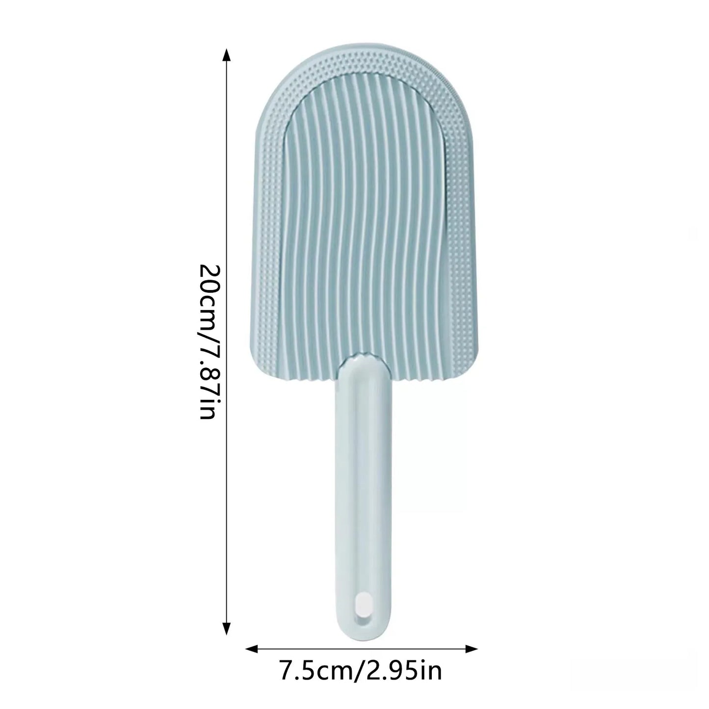 Pet Ice Cream Massage Comb – Soft, Rounded Bristles for Easy Fur Removal & Hairball Reduction