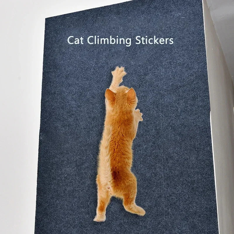 Self-Adhesive Cat Scratch Board – Wall-Mounted, Trimmable Sofa Protector