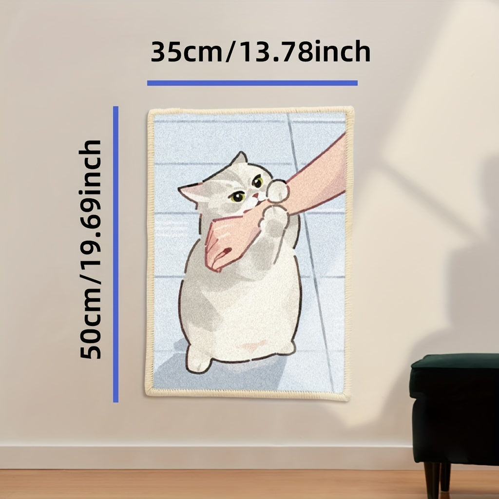Wall-Mounted Cat Scratcher & Furniture Protector
