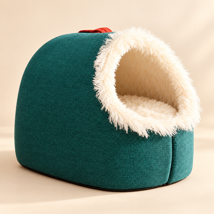 Best Pet Toys bed collection product on a warm cream background.
