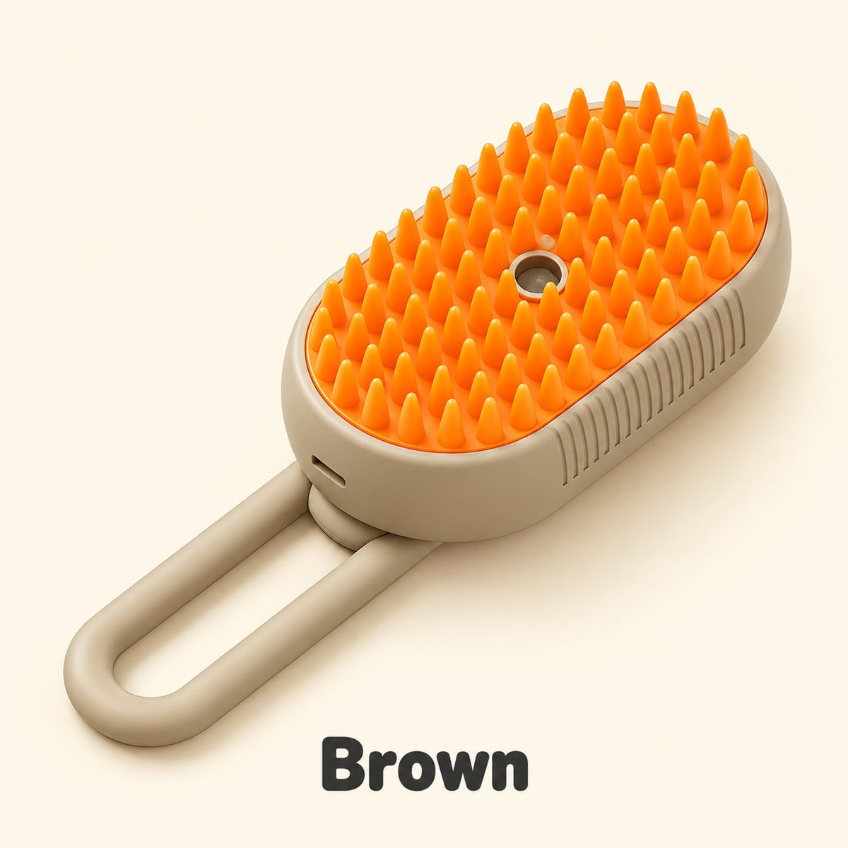 Brown mist cat brush