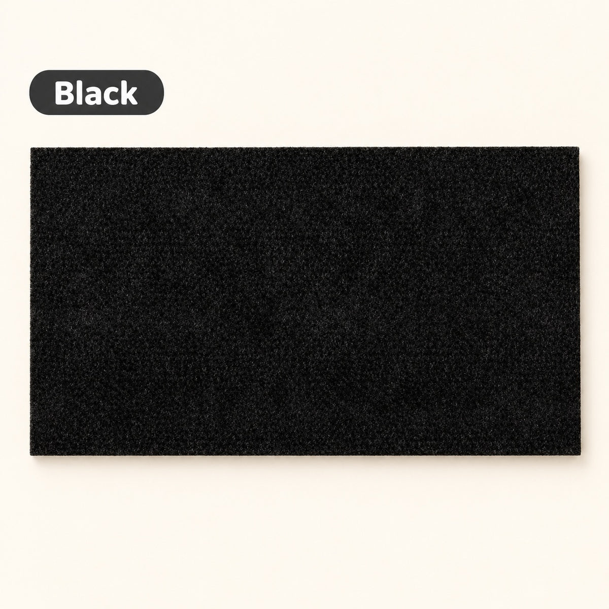 Black scratch fabric sheet