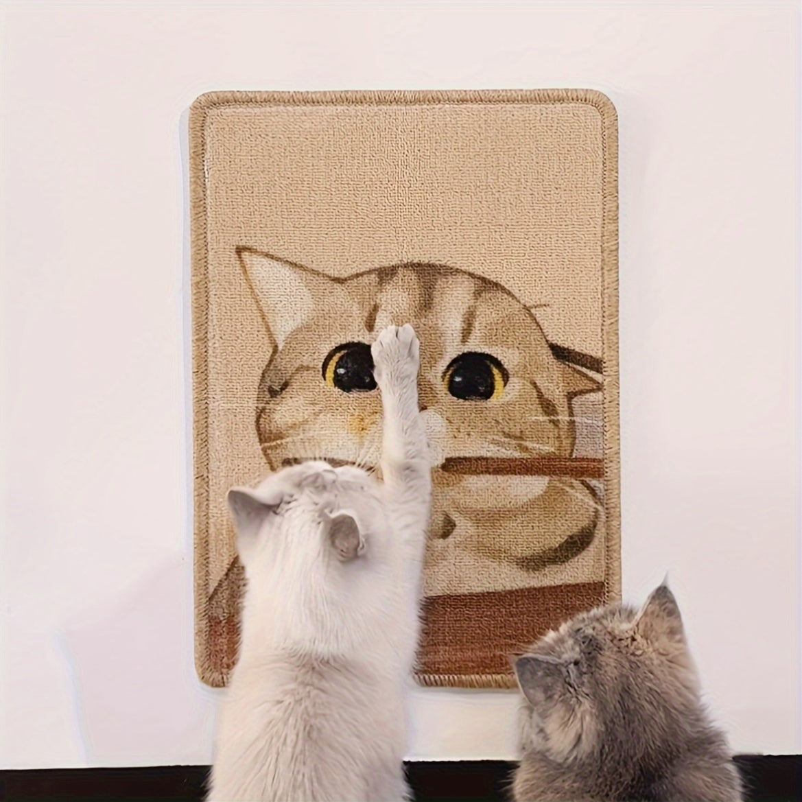 Wall-Mounted Cat Scratcher & Furniture Protector