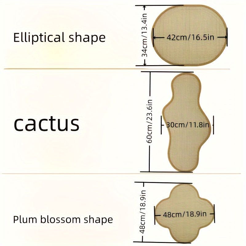 Cactus-Shaped Cat Scratcher – Sisal Mat, Wall-Mounted, Durable Design