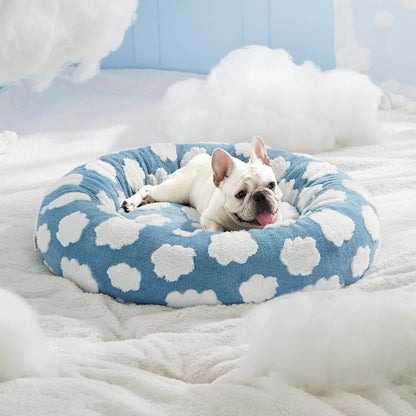 Round Pet Bed – All-Season Comfort for Cats & Dogs